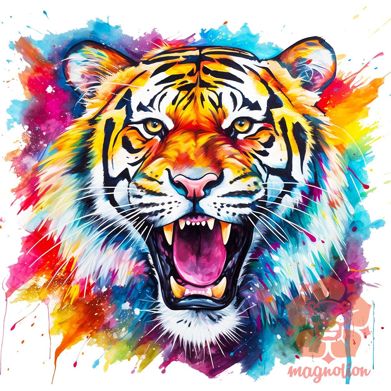 Vízfesték tigris v2