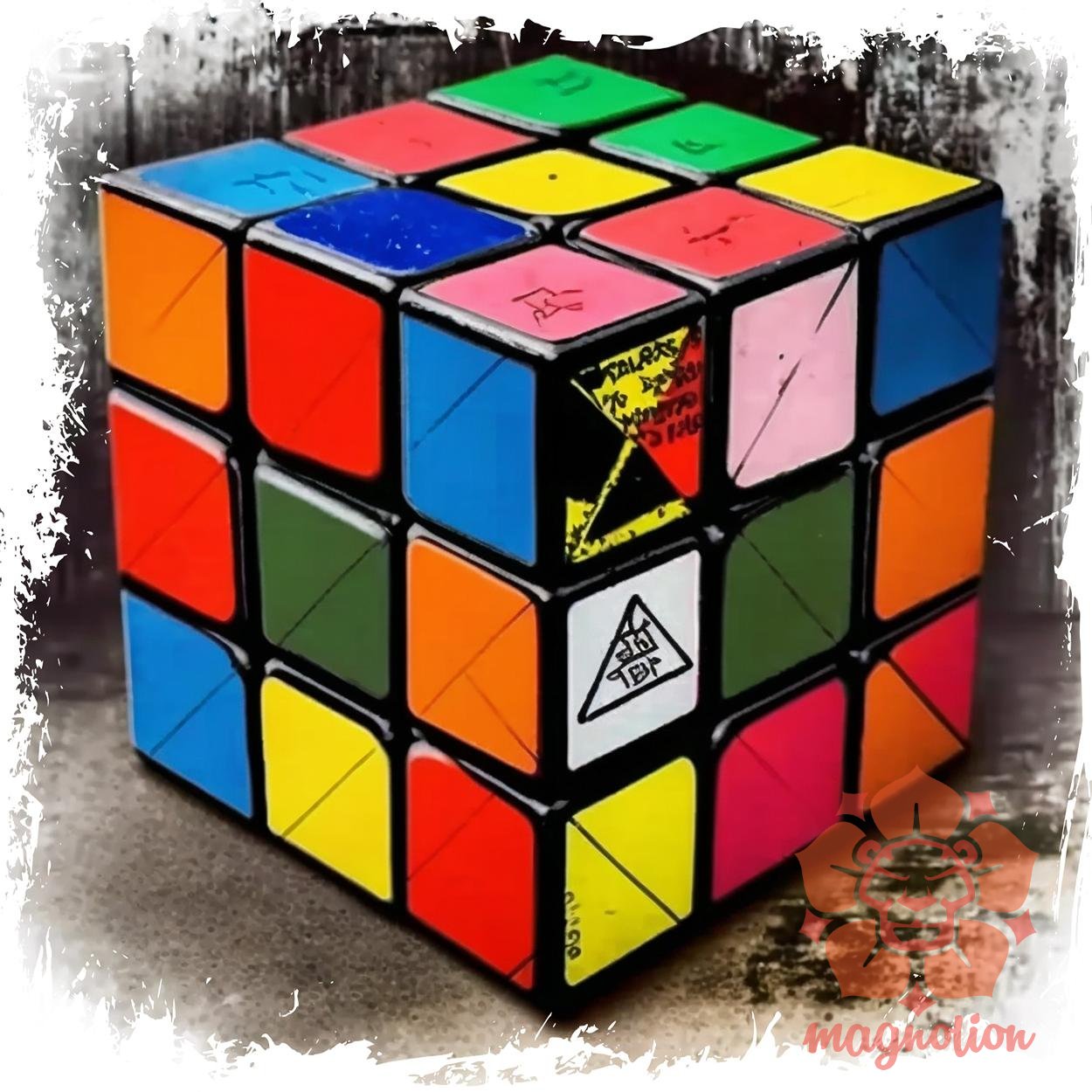 Graffiti Rubik kocka