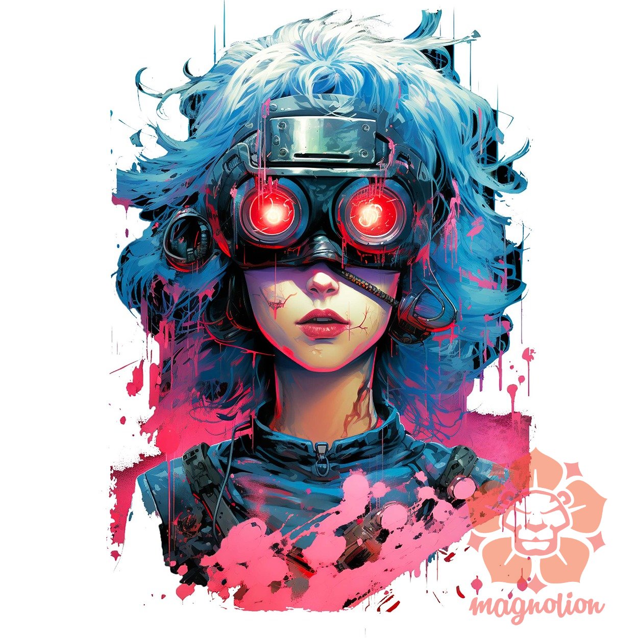 Anime cyberpunk fantázia v15
