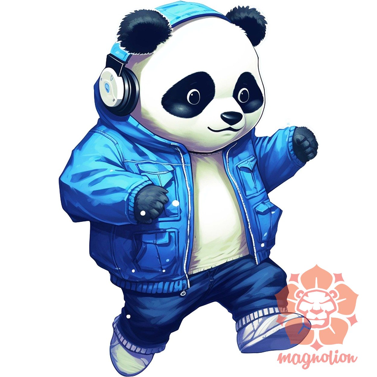 Kék panda srác v3