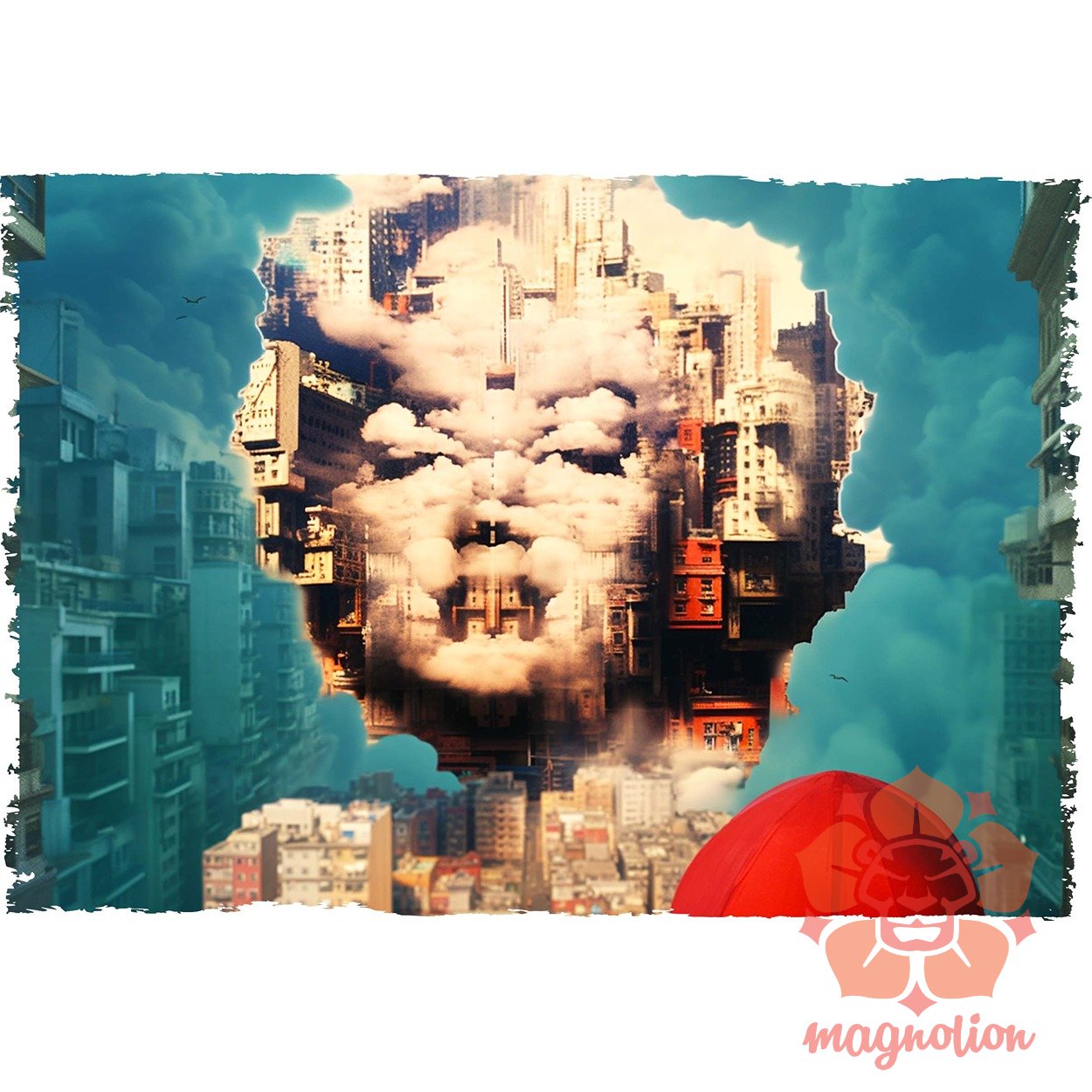 Pareidolia Marilyn Monroe város fantázia v6