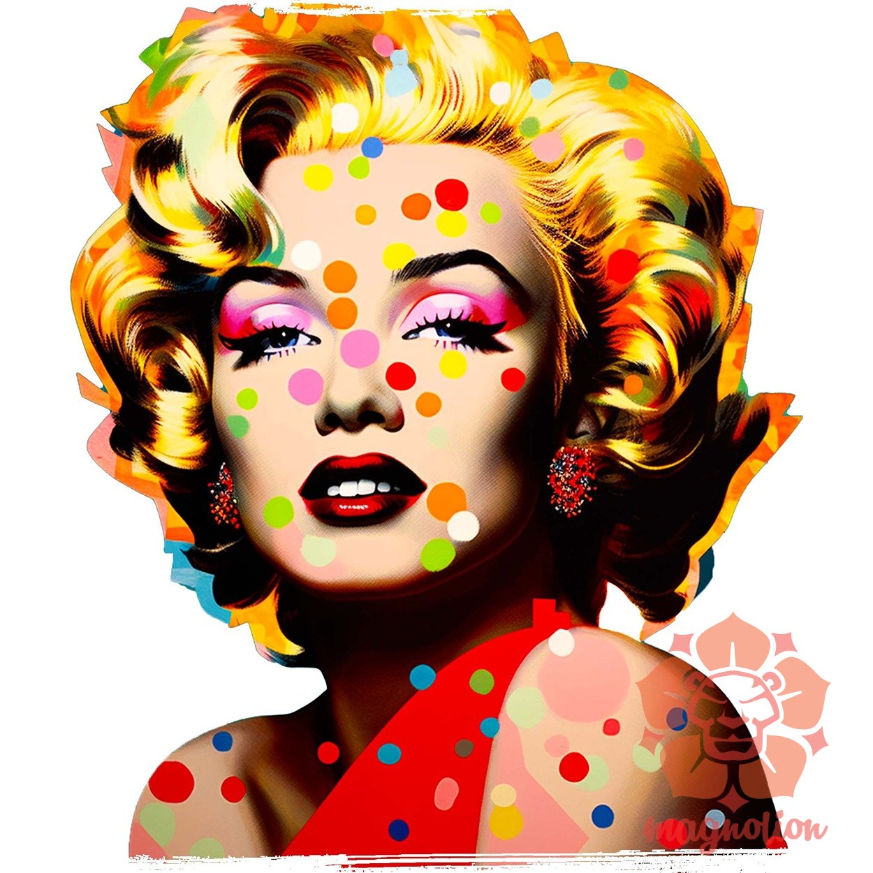 Pop art Marilyn Monroe v1