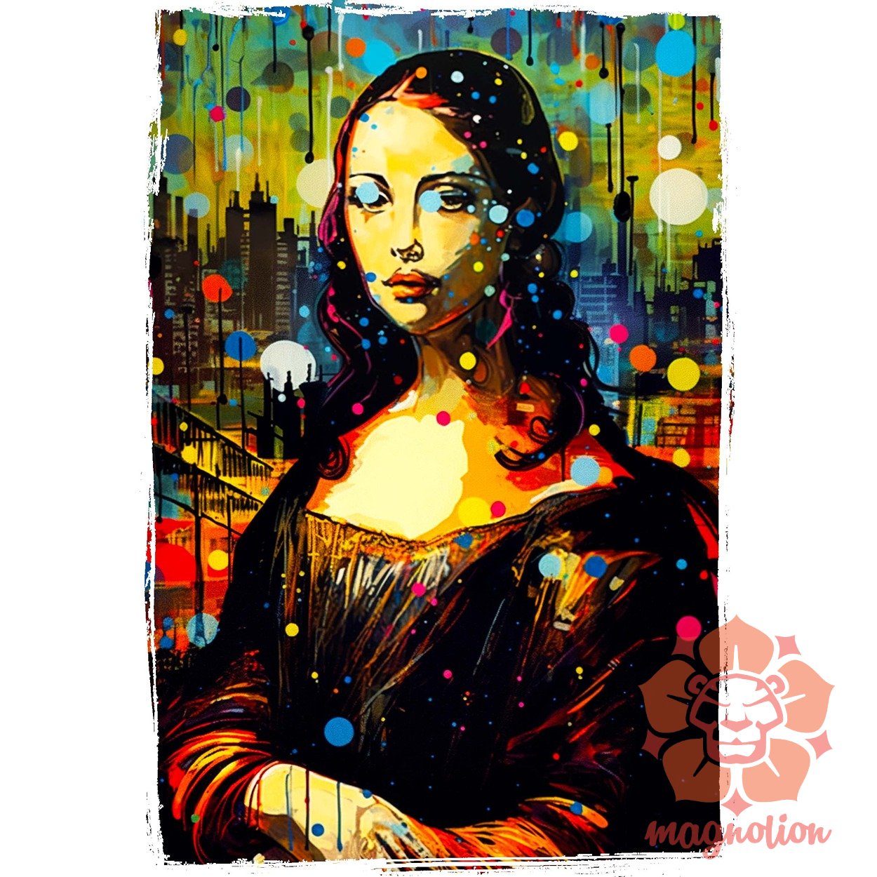 Pop art Mona Lisa v2
