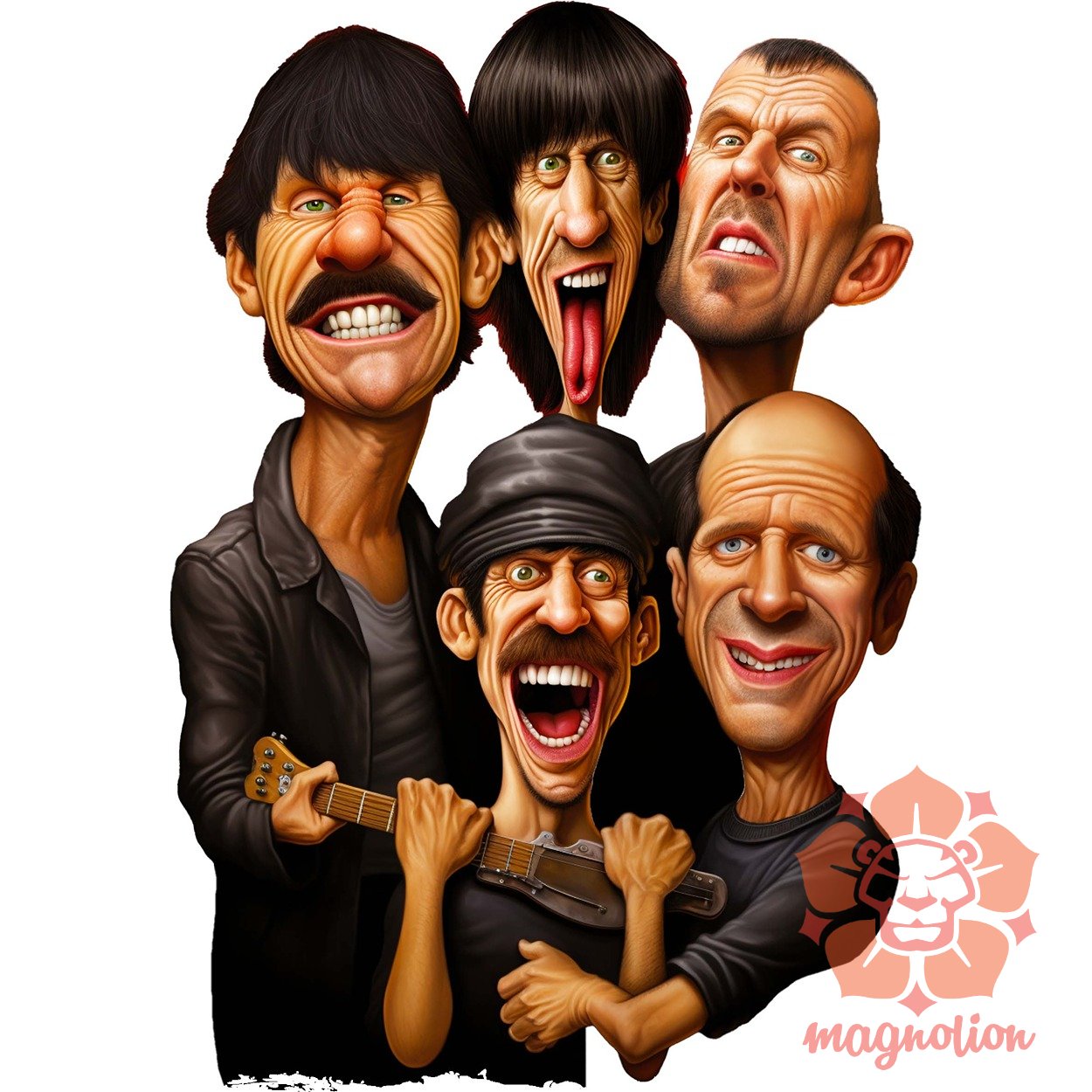 Red Hot Chili Peppers karikatúra