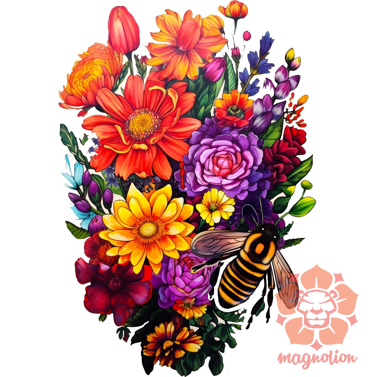 Méh és virágok v1