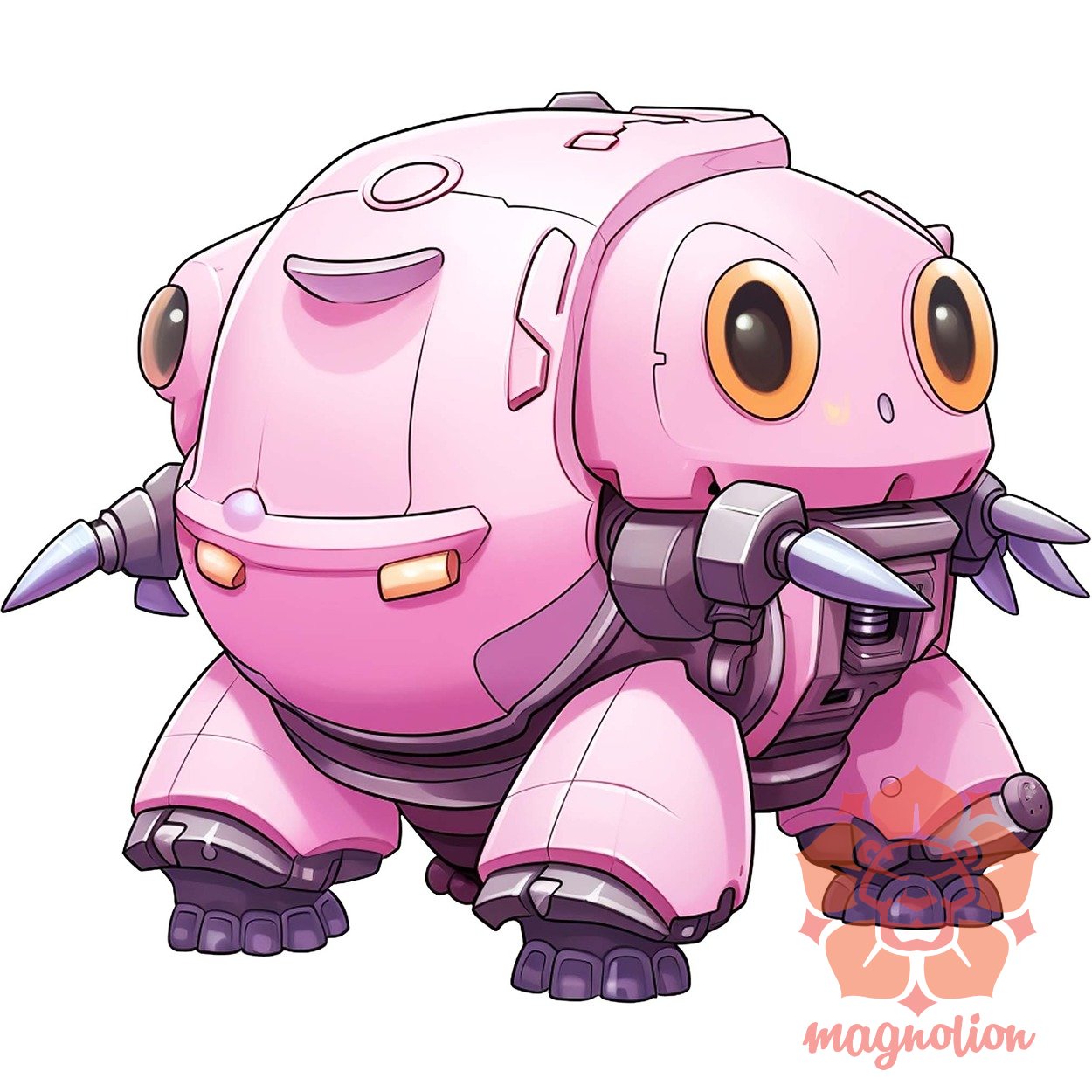 Pink baby robot v4
