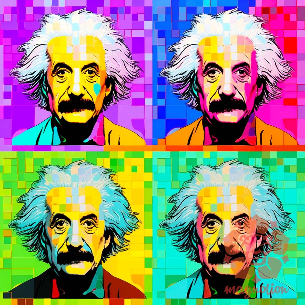 Pop art Einstein v11