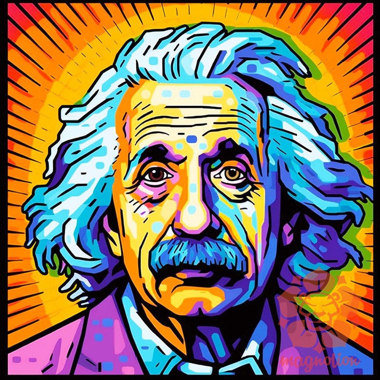 Pop art Einstein v13