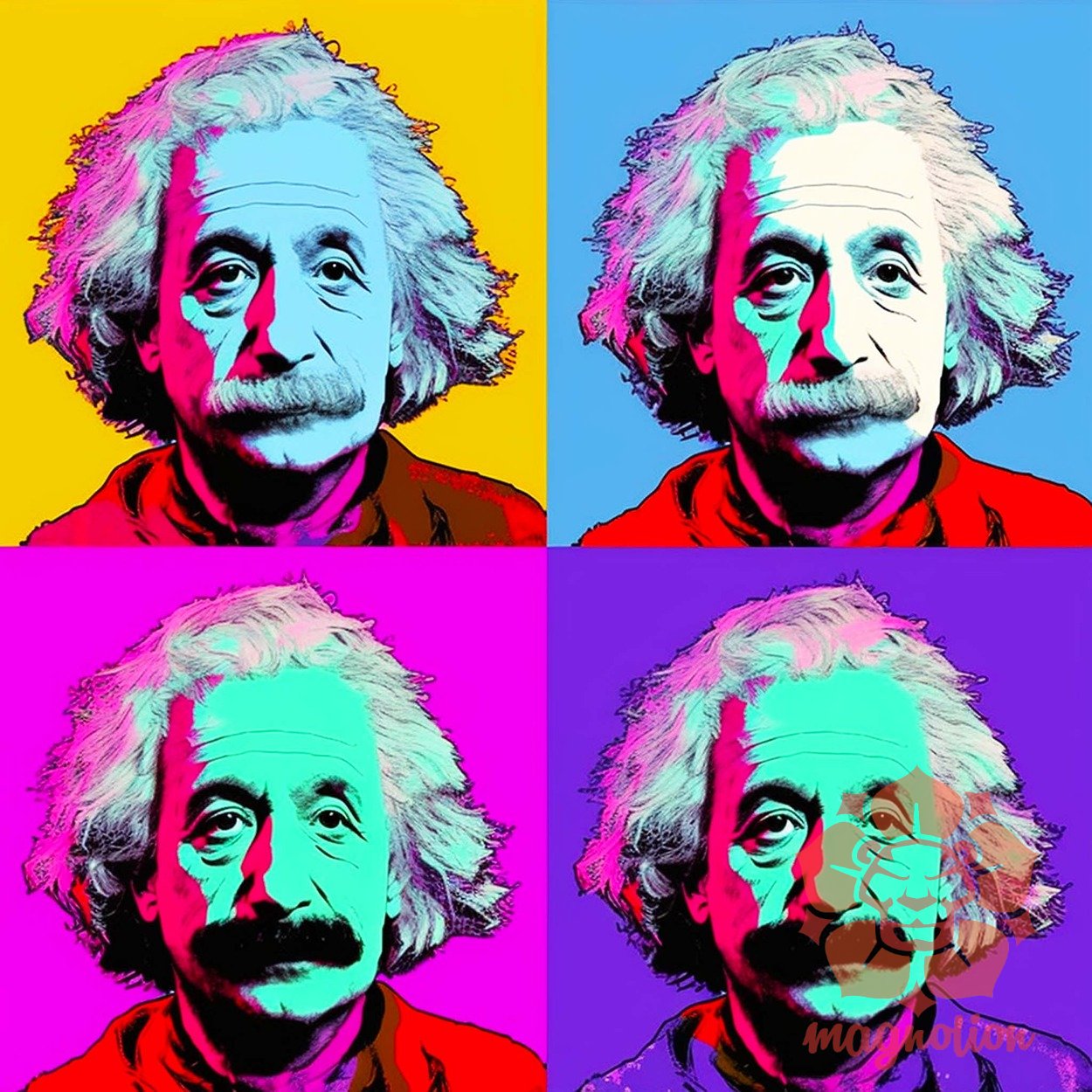 Pop art Einstein v2