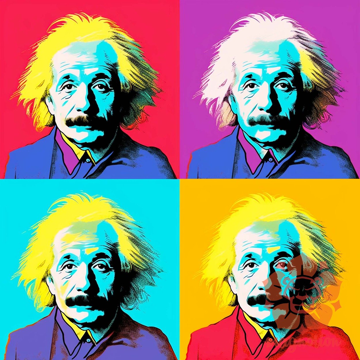 Pop art Einstein v3