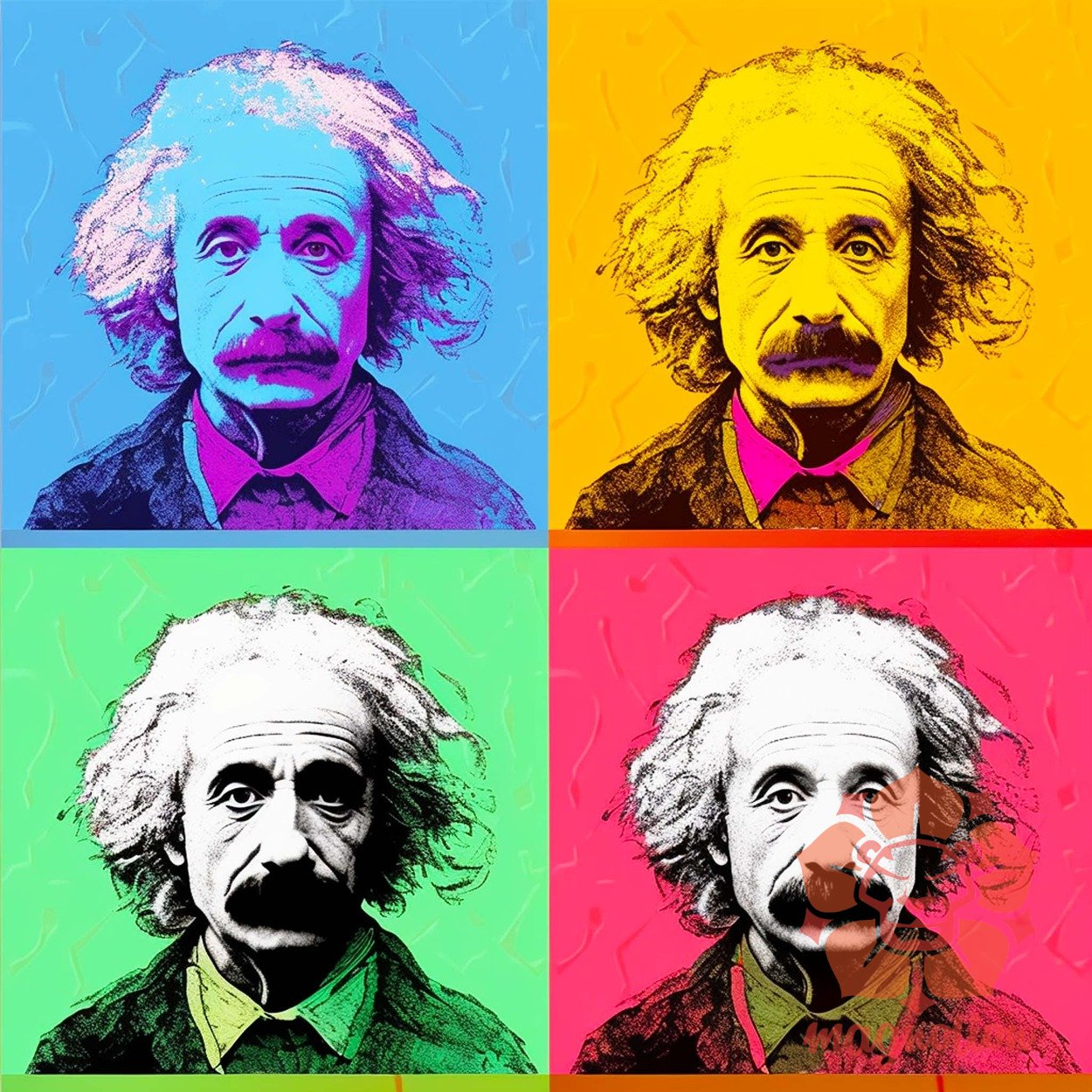 Pop art Einstein v6