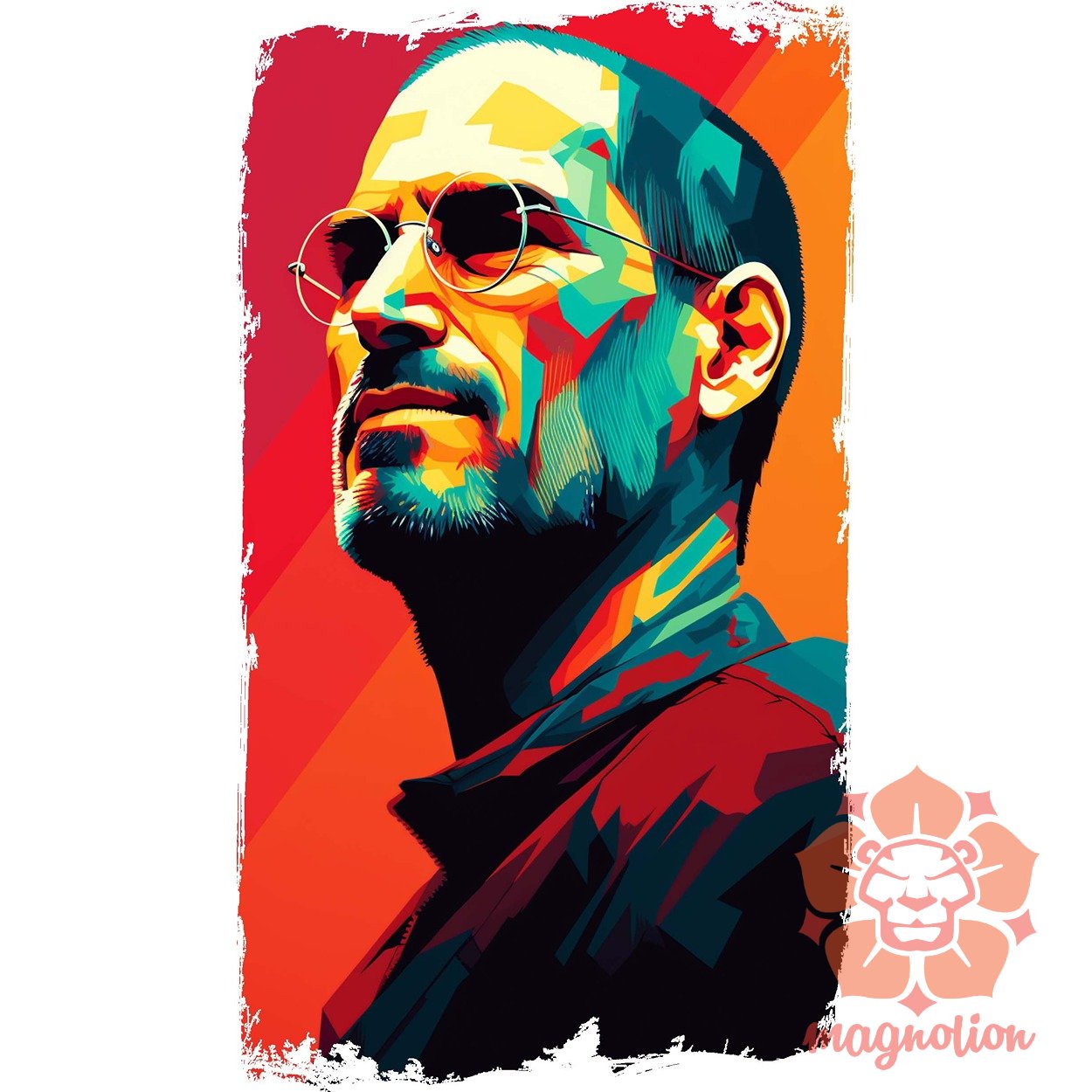 Pop art Steve Jobs v4
