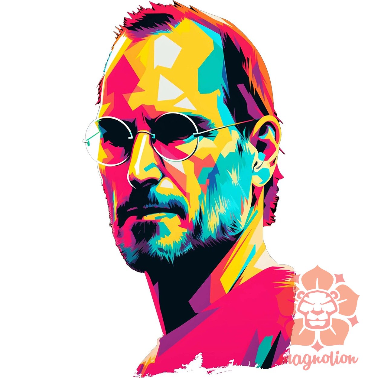 Pop art Steve Jobs v6
