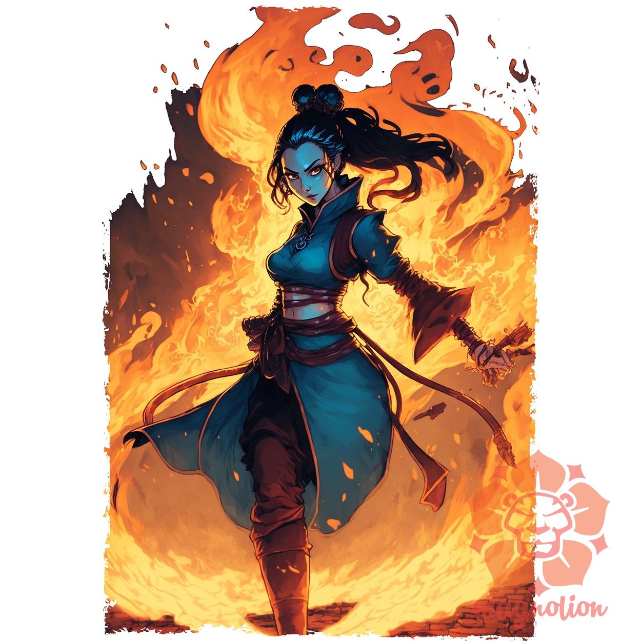 Azula hercegnő vörös tűz