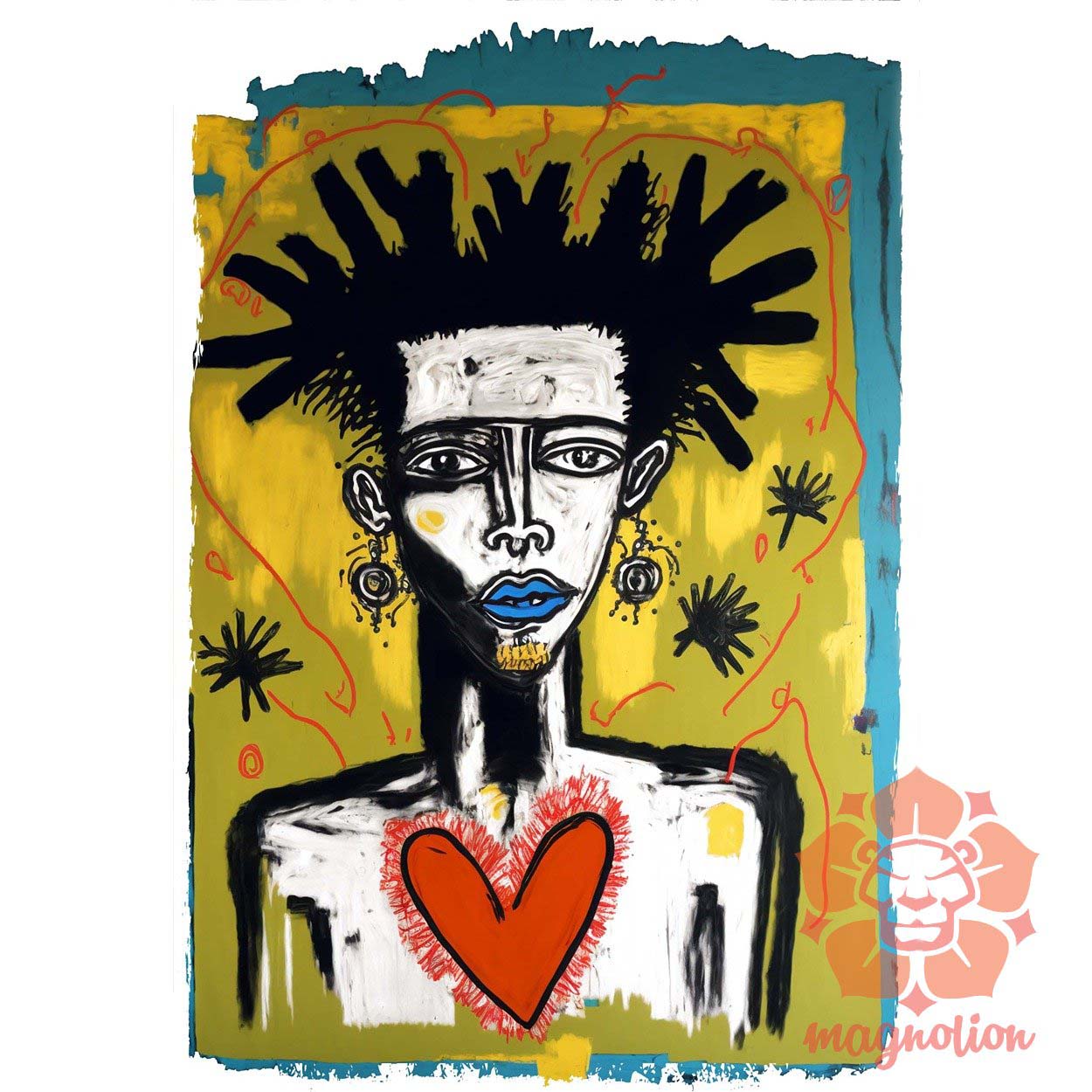 Basquiat digitális művészet v1