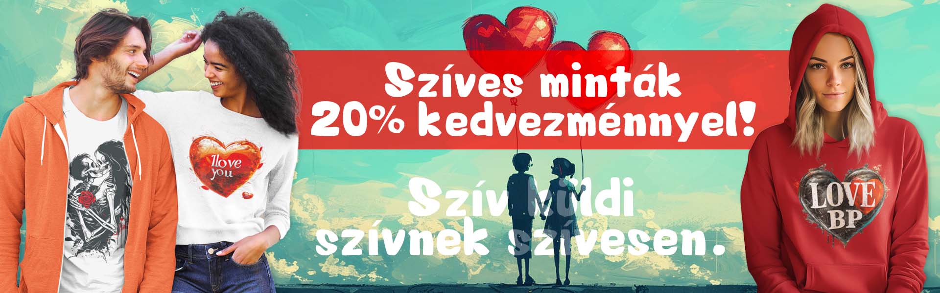 Szerelmes pólók 20% OFF!