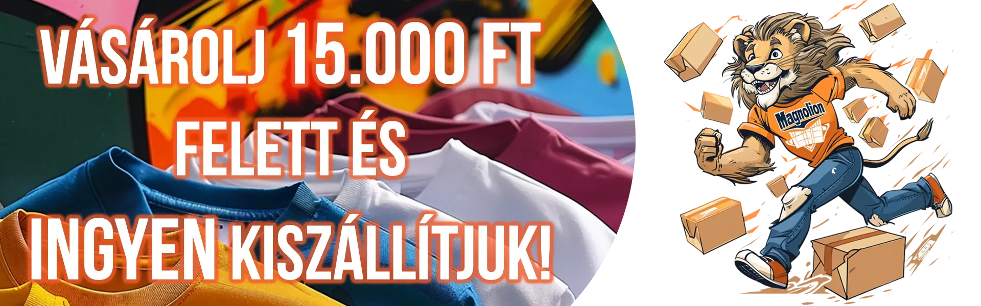 Ingyenes szállítás 15.000 Ft felett!